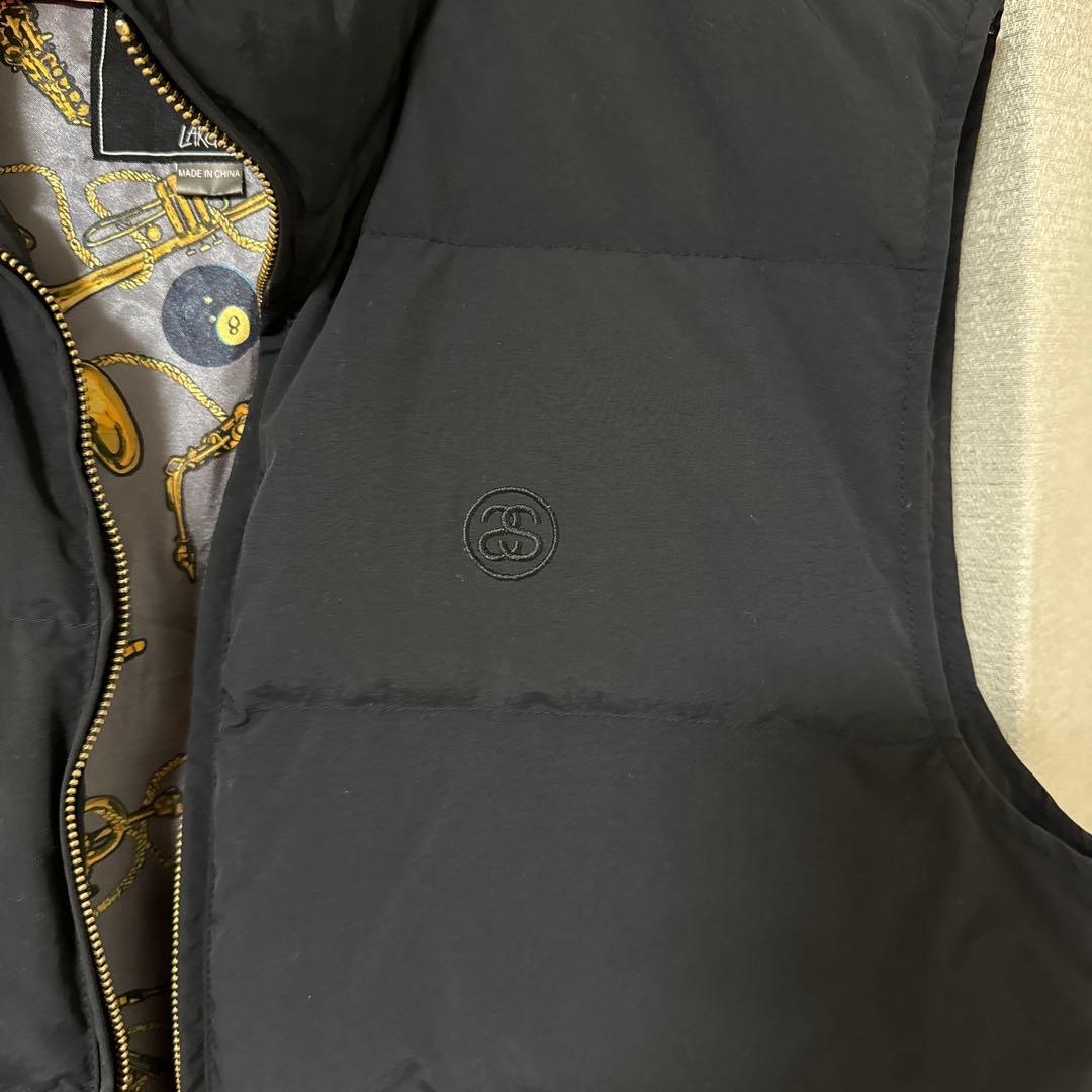 Stussy ダウンベスト 黒