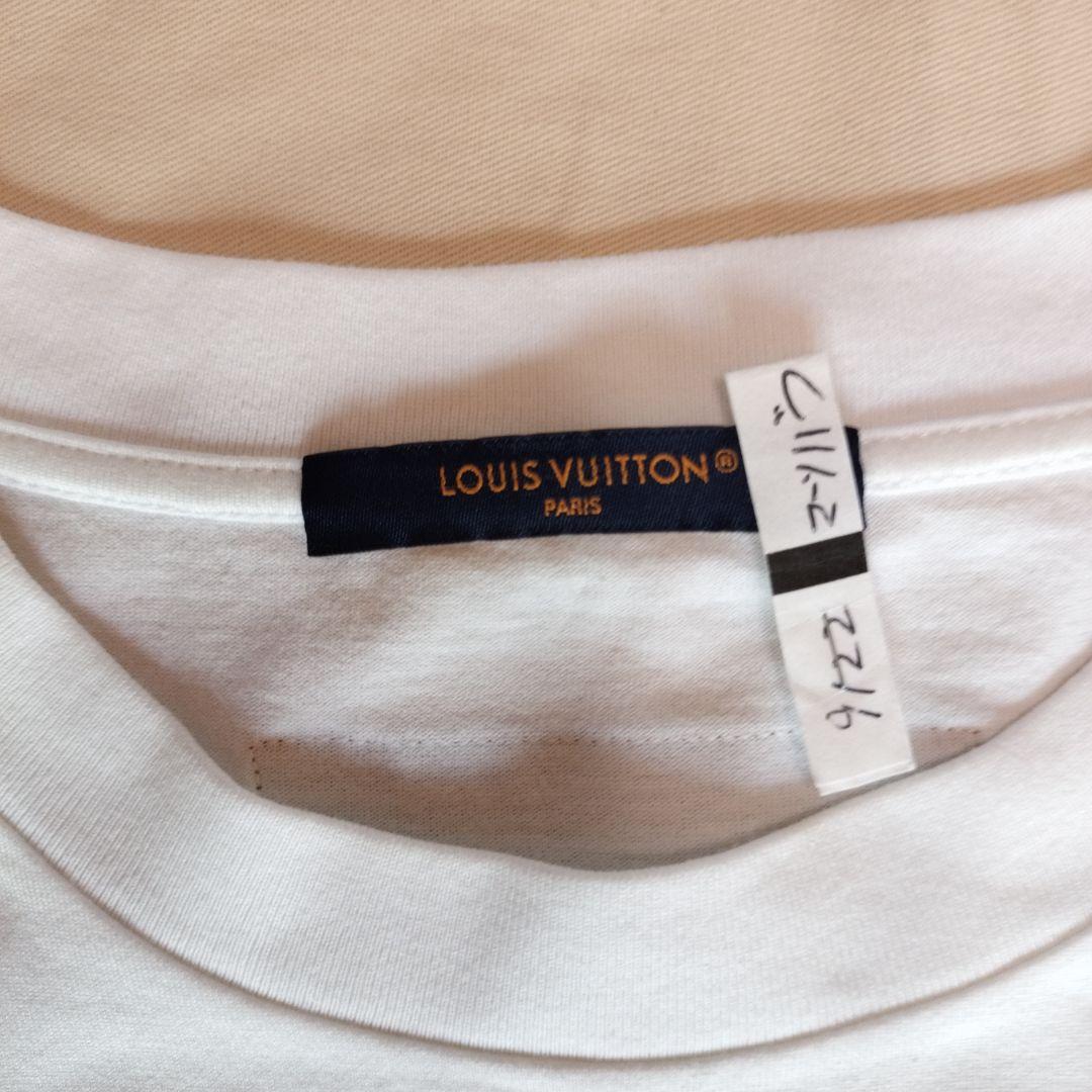 LOUIS VUITTON ホワイト Tシャツ M(10-3)