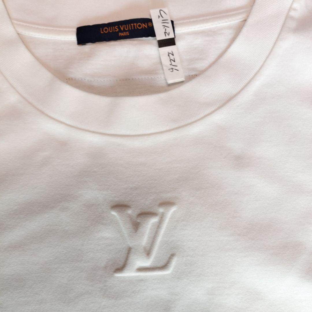 LOUIS VUITTON ホワイト Tシャツ M(10-3)