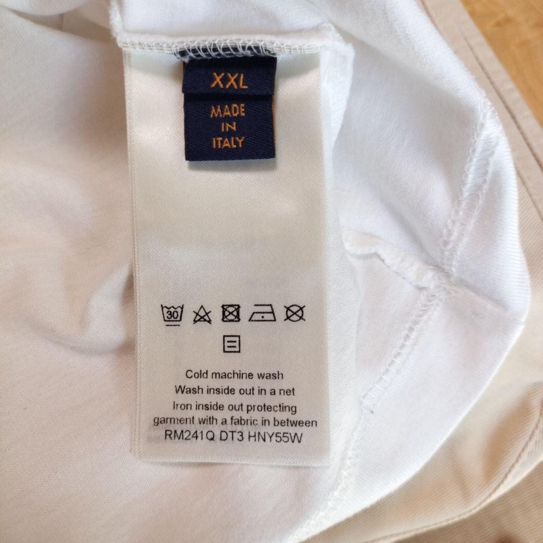 LOUIS VUITTON ホワイト Tシャツ M(10-3)