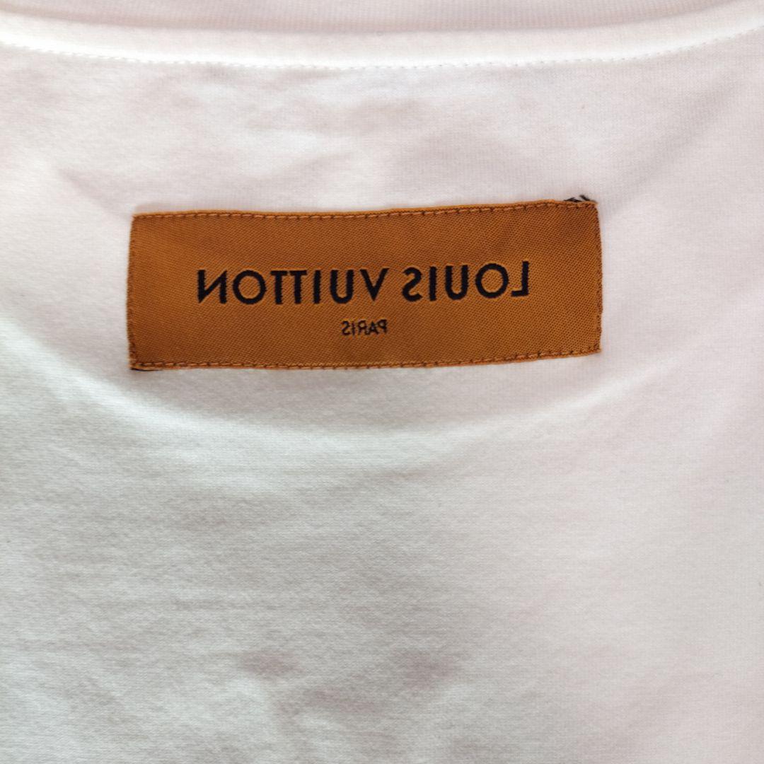 LOUIS VUITTON ホワイト Tシャツ M(10-3)