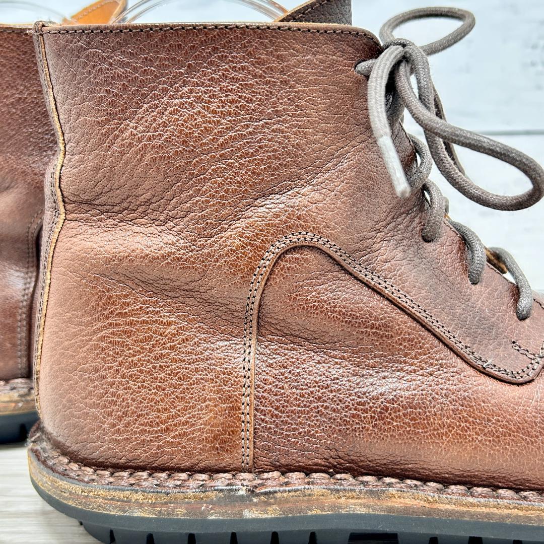a*i様 【良品】Trippen トリッペン レースアップブーツ 茶 本革 36