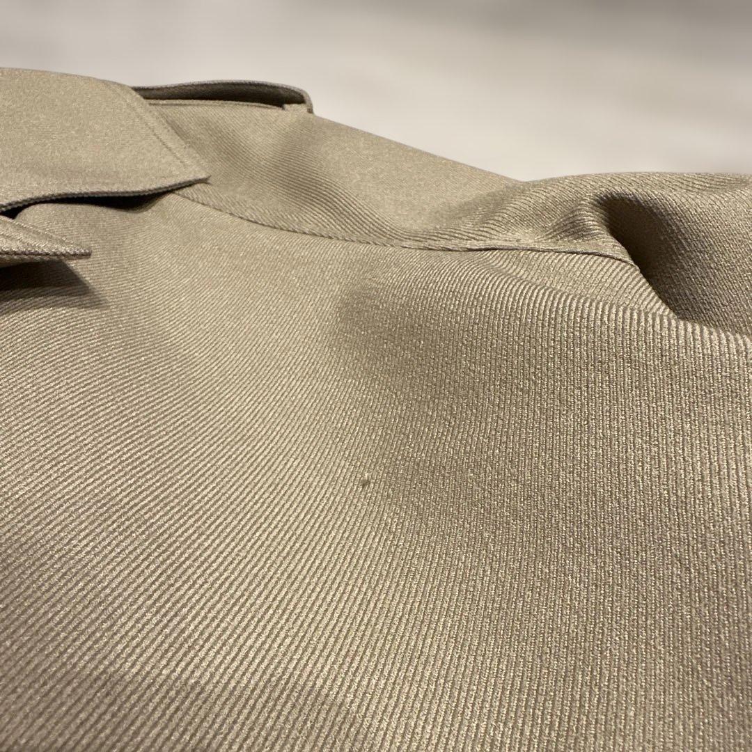 L’or Cropped Trench Jacket Black キャメル