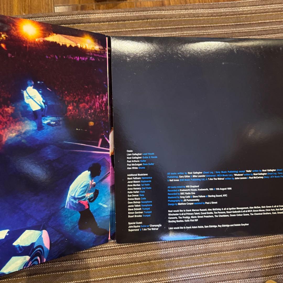 Oasis Knebworth 1996 LPレコード