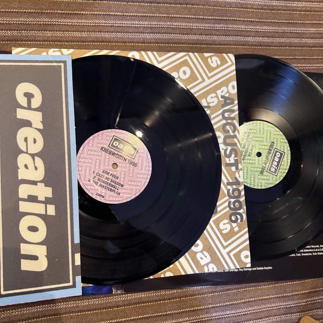 Oasis Knebworth 1996 LPレコード