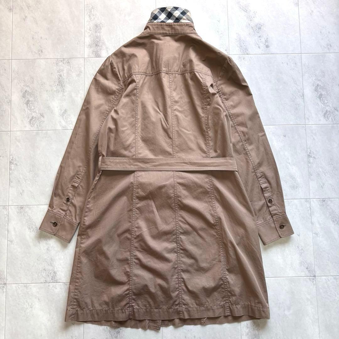【超希少サイズ】バーバリー ベルテッドワンピース 2XL 羽織り メガチェック