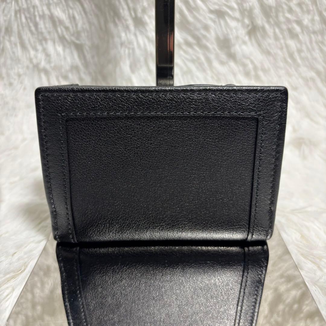 ✨極美品/付属品完備✨ グッチ 三つ折り財布 バンブー マーモント ダイアナ 黒