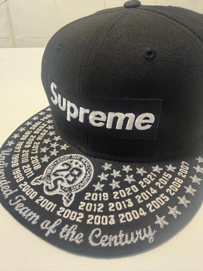 Supreme ベースボールキャップ 黒【美品】