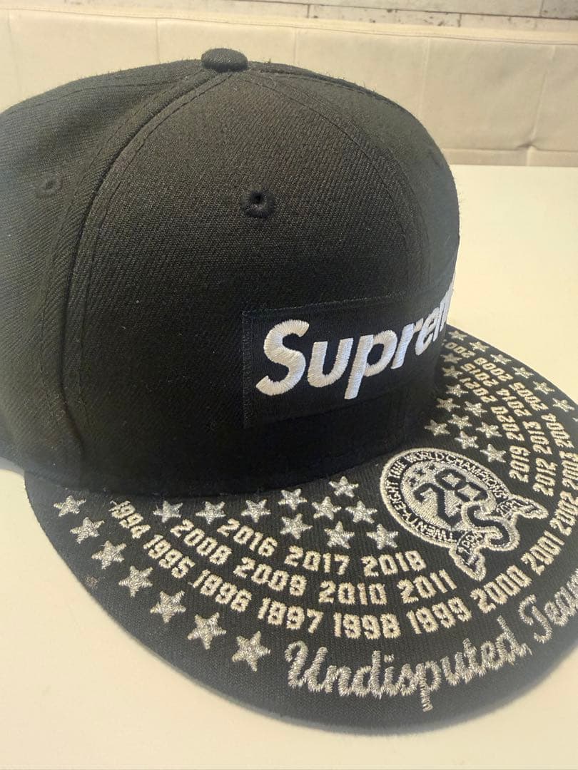 Supreme ベースボールキャップ 黒【美品】