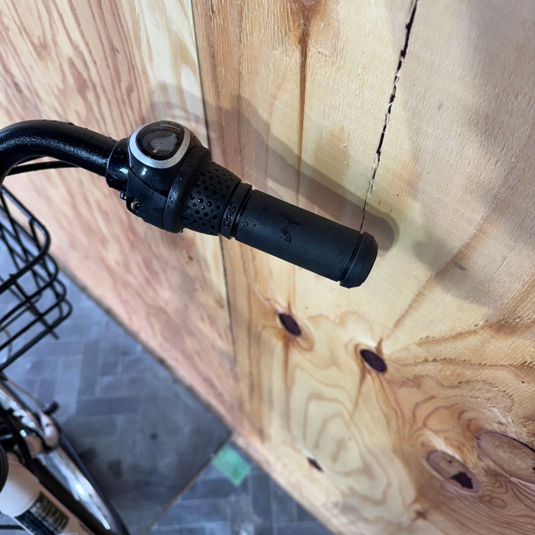 電動アシスト自転車 ホワイト シティタイプ バッテリー12ah