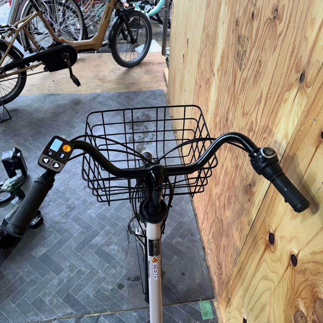 電動アシスト自転車 ホワイト シティタイプ バッテリー12ah