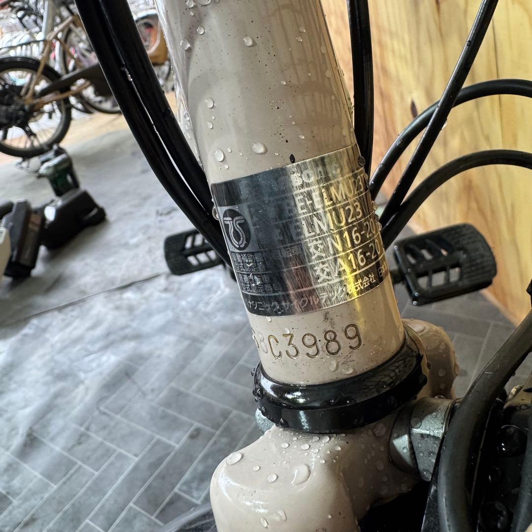 電動アシスト自転車 ホワイト シティタイプ バッテリー12ah