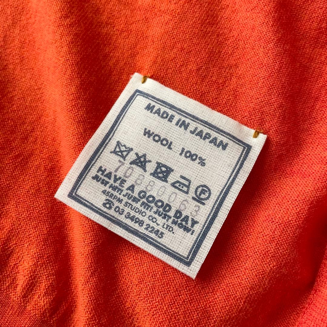45R フロートニットソーのカシュクール オレンジ 定価3.4万円