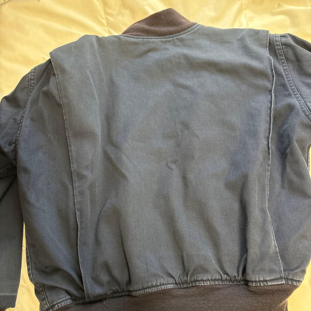 ALPHA INDUSTRIES ネイビー コンバットジャケット 38R