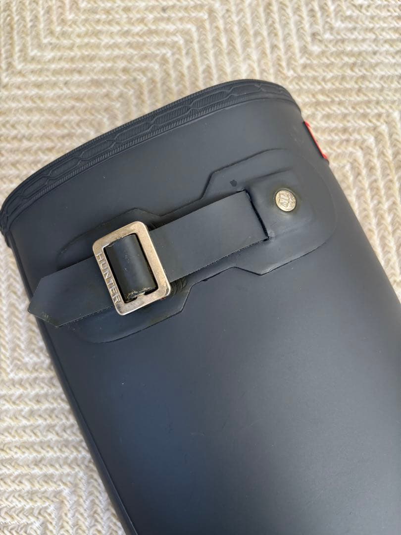 最終お値下げ＊HUNTER レインブーツ　長靴　ダークスレート