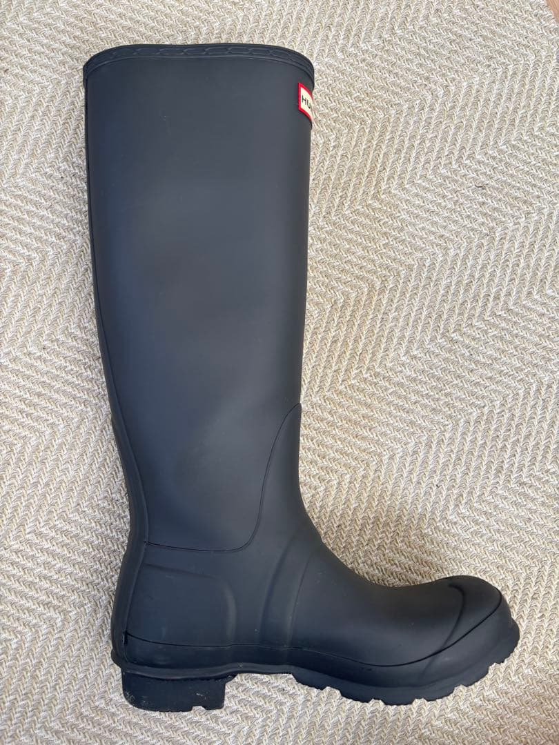 最終お値下げ＊HUNTER レインブーツ　長靴　ダークスレート