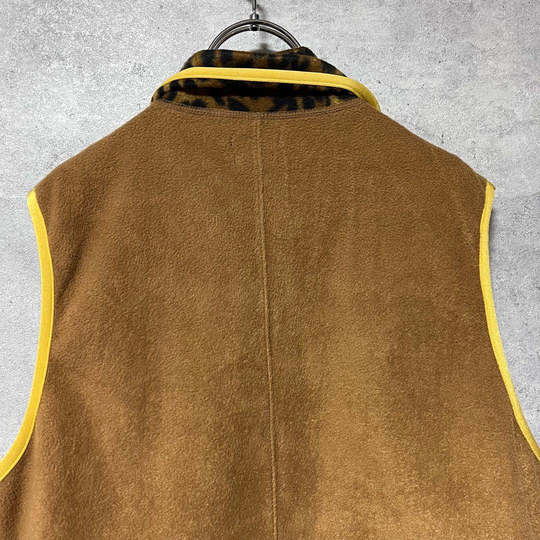 美品★サニースポーツ SUNNY SPORTS USA製 フリースベスト 茶 M