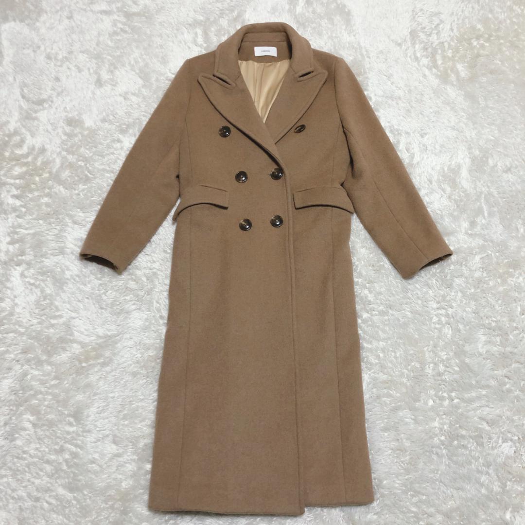 【美品】 LIBJOIE リブジョア ロングコート S キャメル レディース