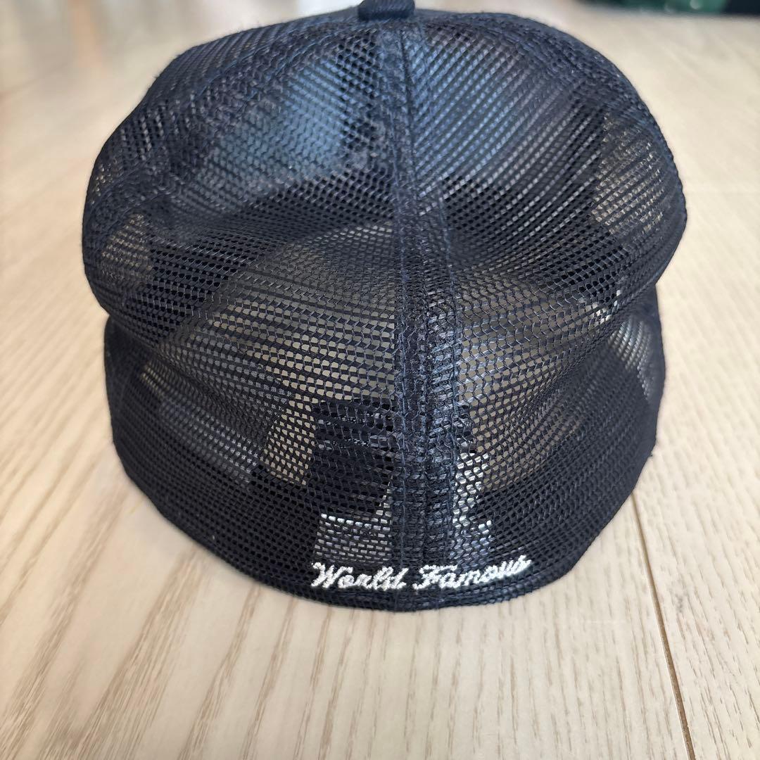 【超美品！！】supreme ニューエラ　メッシュキャップ　ネイビー