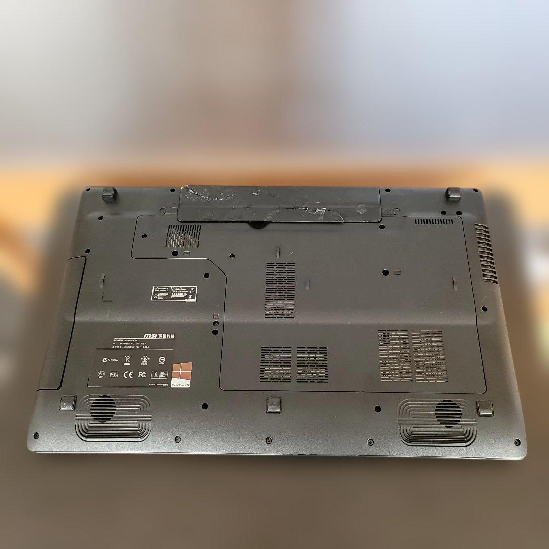 MSI 17インチノートPC BDドライブ搭載