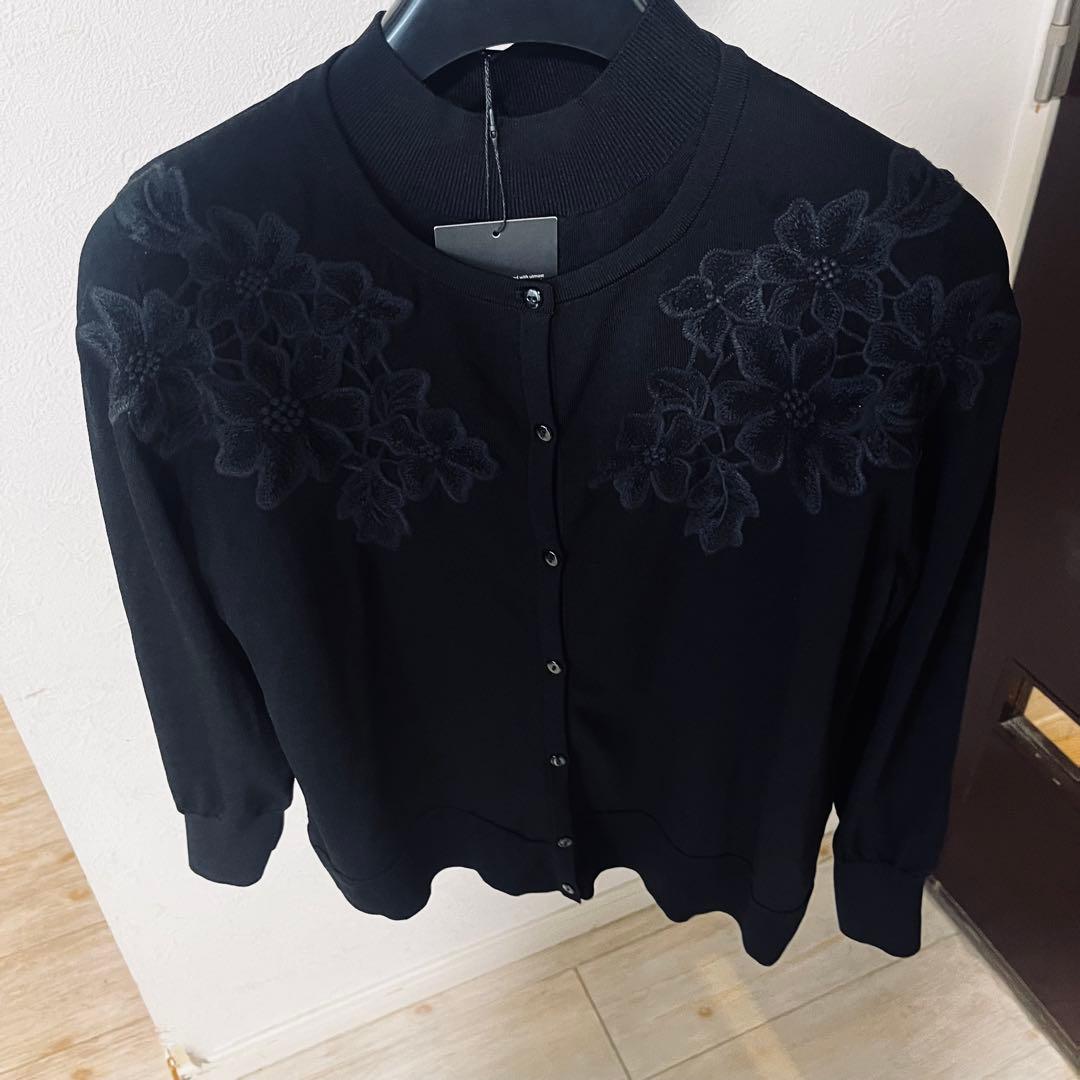 新品☆ ANAYI フラワーエンブロイダリークルーネック　セットアップ/23区