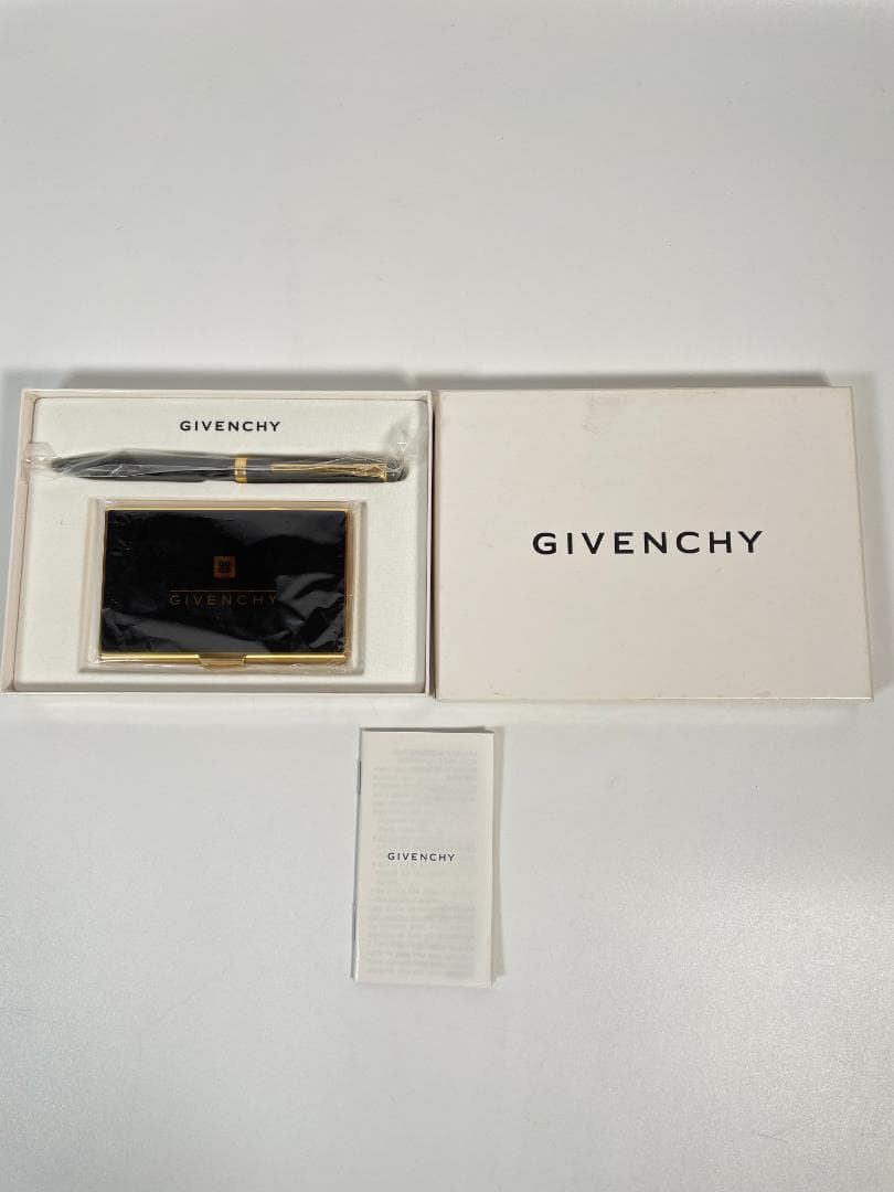 GIVENCHY ボールペン 名刺入れ カードケース 箱付き #677-1