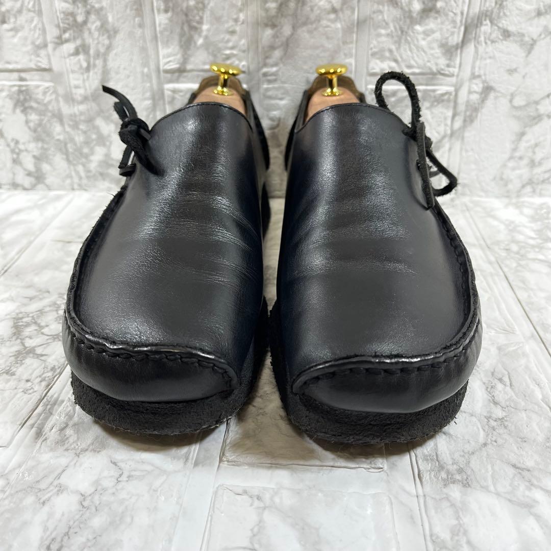 【廃盤】【美品】Clarks LUGGER BLK SMOOTH LEATHER