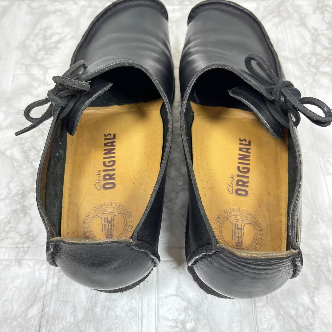 【廃盤】【美品】Clarks LUGGER BLK SMOOTH LEATHER