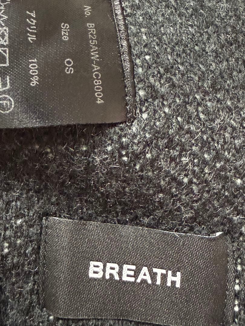 帽子 BREATH ANGEL SCRIPT LOGO MOHAIR BEANIE