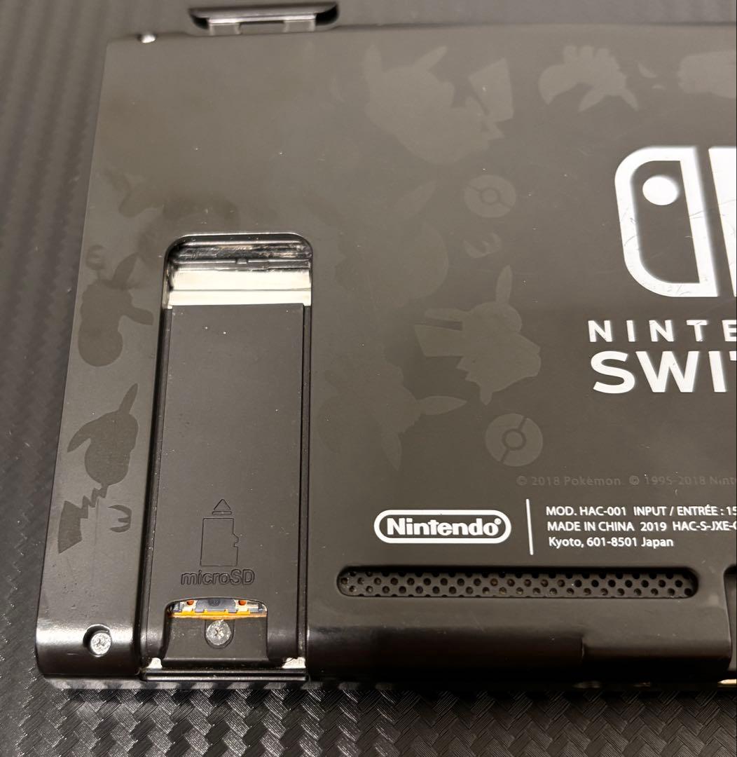 動作確認済み★スイッチ本体のみ旧Switch液晶モニターポケモンピカチュウ