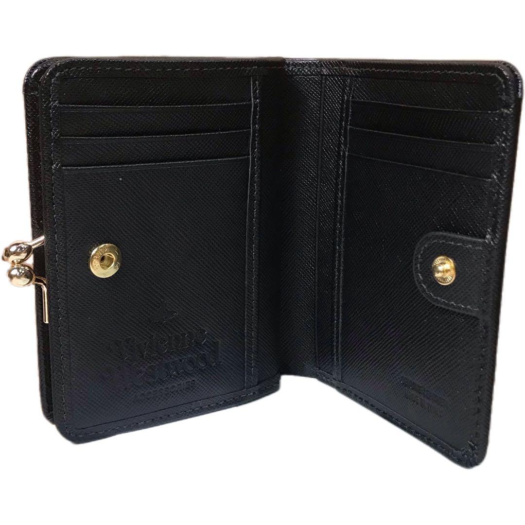 vivienne Westwood ブラック二つ折り財布