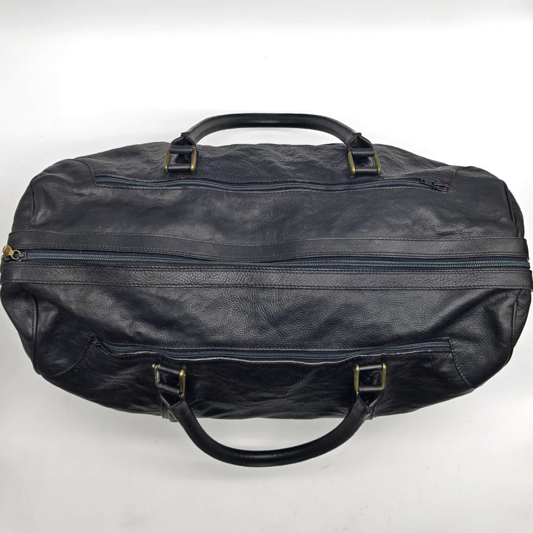 BALLY ボストンバッグ 2way オールレザー ブラック 大容量 本革