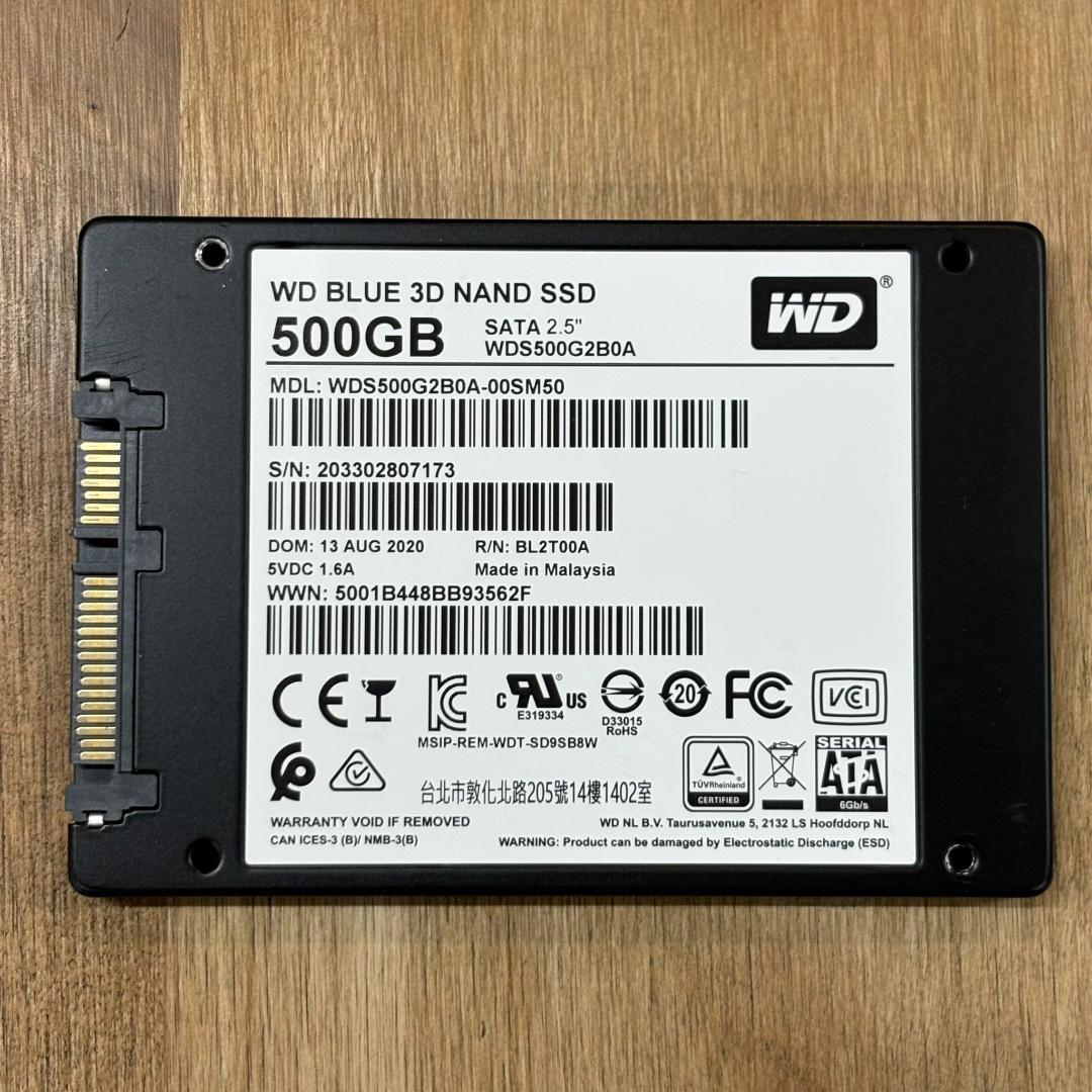 ミ*ィ様 【中古】WD BLUE 3D NAND SSD 500GB