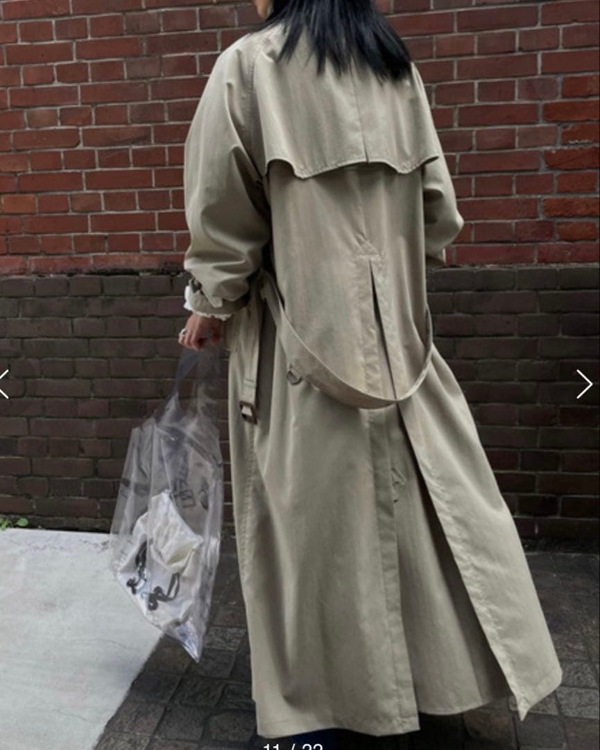 ジャケット・アウター Ameri WATER REPELLENT TRENCH COAT