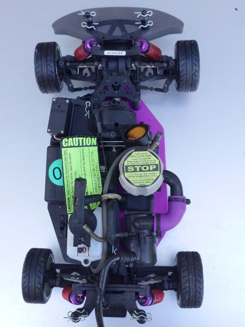 d*7様 HPI NITORO RS4 DRIFT　RTR エンジン ドリフト