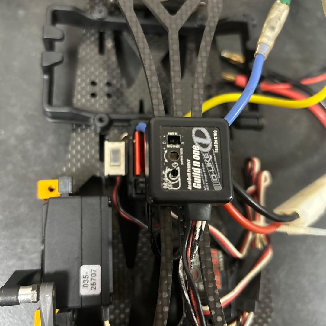 ラジドリ　TA-05 VDF　ゴールド　魔改造シャーシ　2駆　ＲＷＤ化