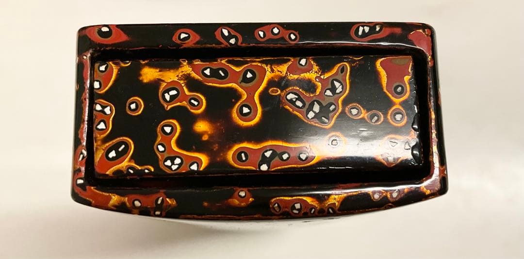 再お値下げ　美品　福井県　若狭塗　箸箱　2膳用　木製本漆　伝統工芸　螺鈿　蒔絵