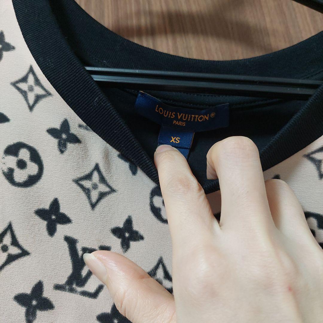 ルイヴィトンウォッシュドモノグラムフロントTシャツ