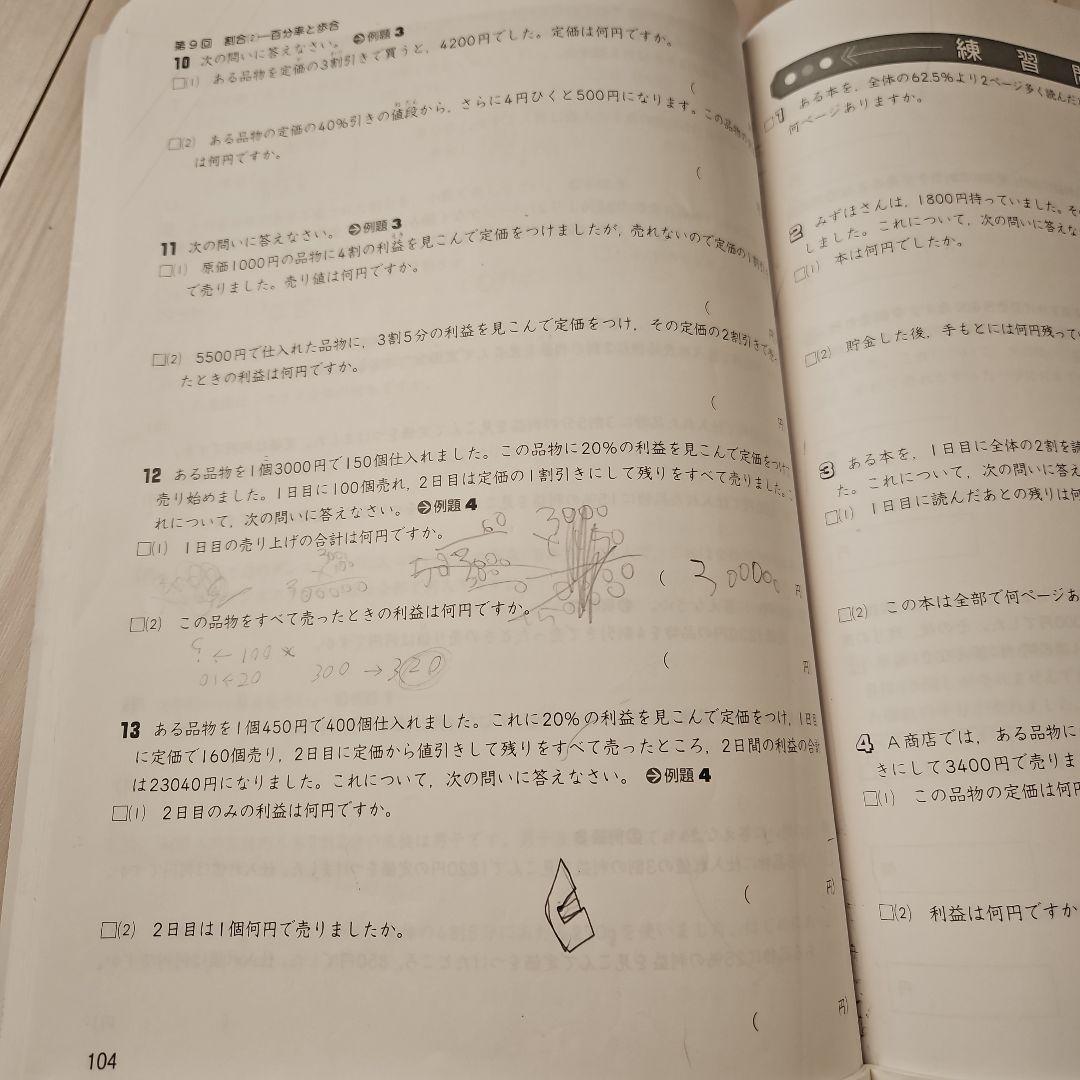新演習 小5　国算理社