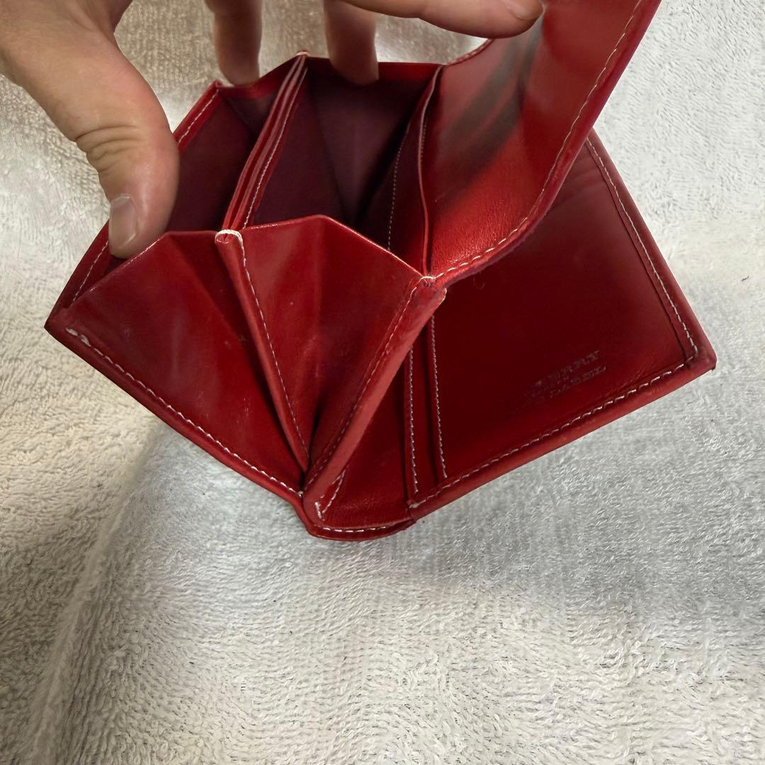 Burberry Blue Label チェック柄 二つ折り財布