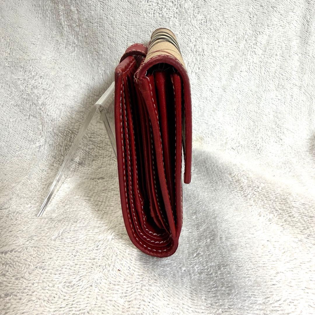 Burberry Blue Label チェック柄 二つ折り財布
