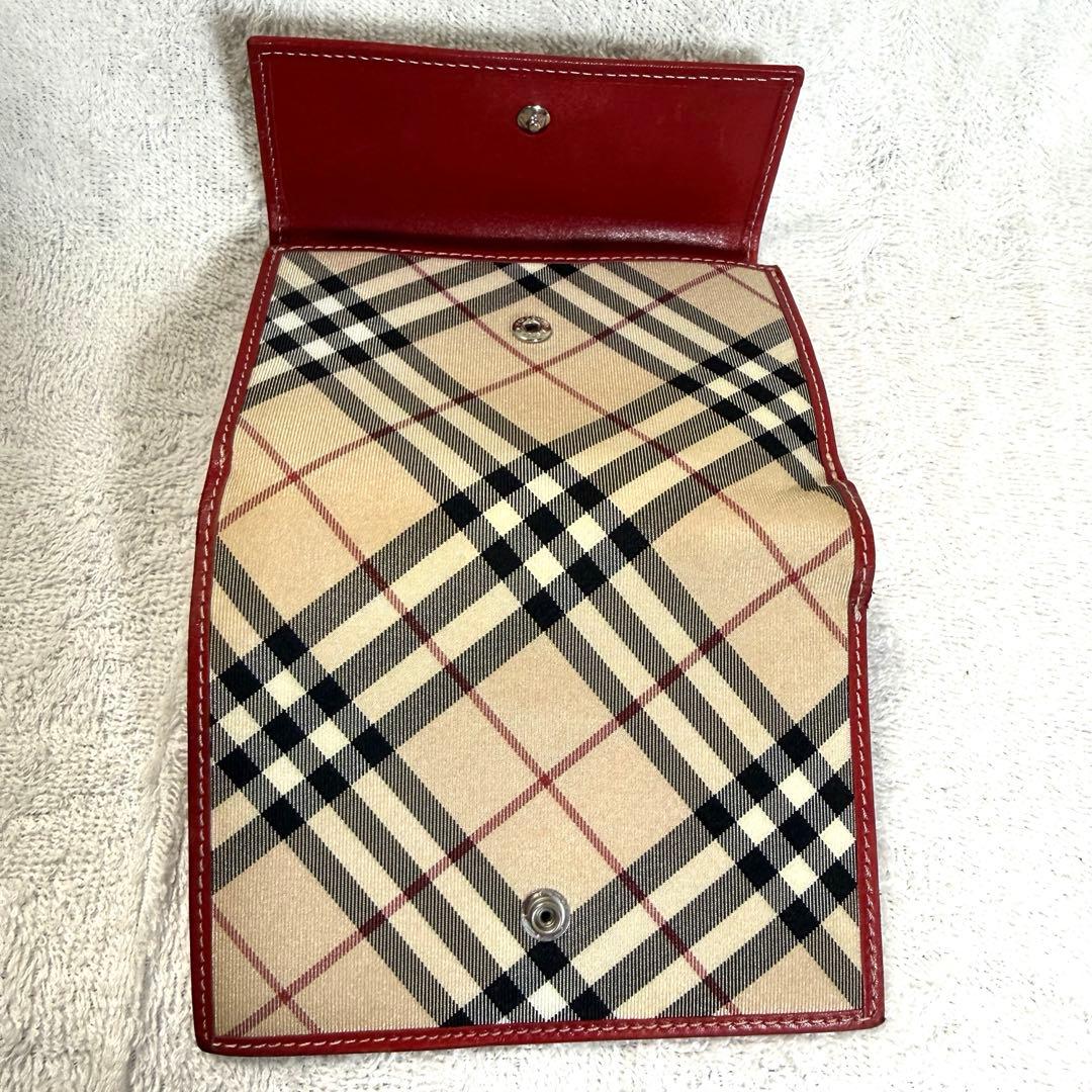 Burberry Blue Label チェック柄 二つ折り財布