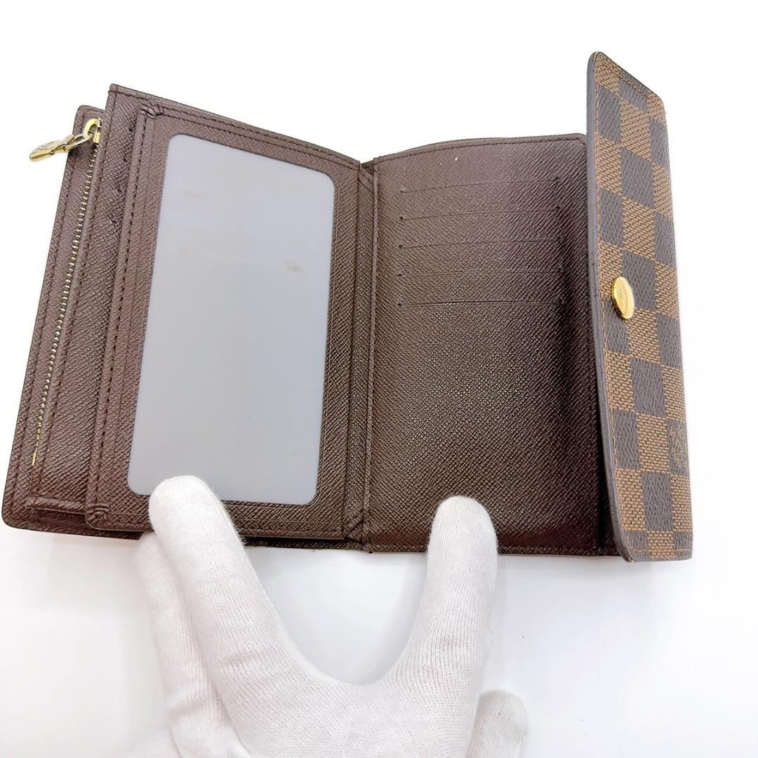 ◇ルイヴィトン◇N63067/ダミエ/ポルトフォイユ/アレクサンドラ/折り財布