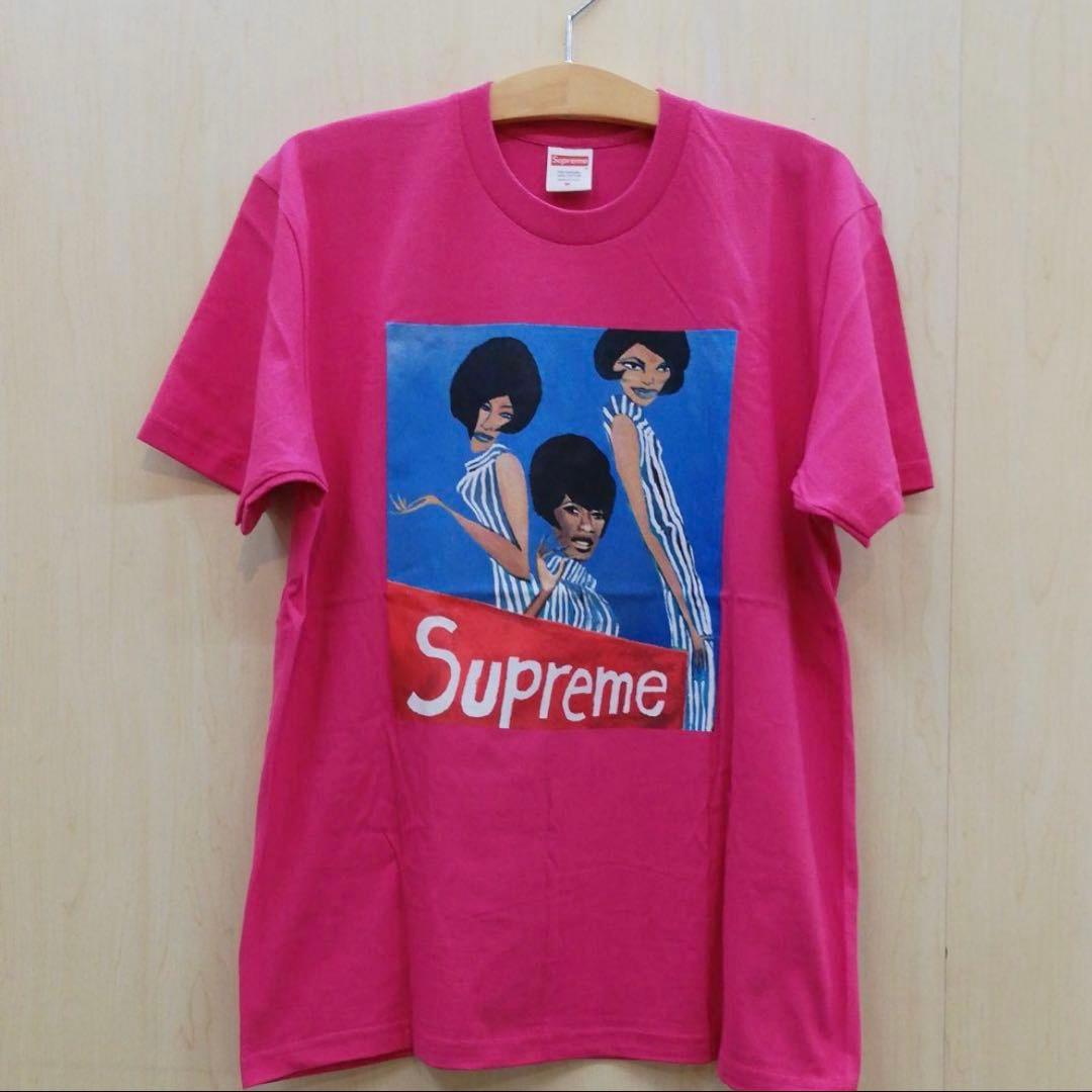 シュプリーム 18AW Group Tee Tシャツ ピンク Mサイズ