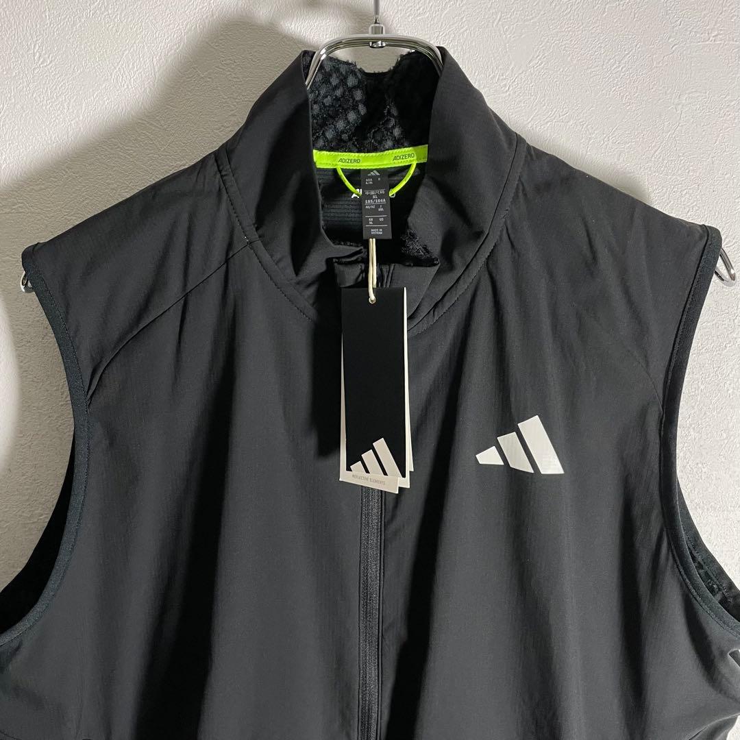 【新品•2025年製 】アディダス アディゼロ ベスト 黒 2XL ランニング