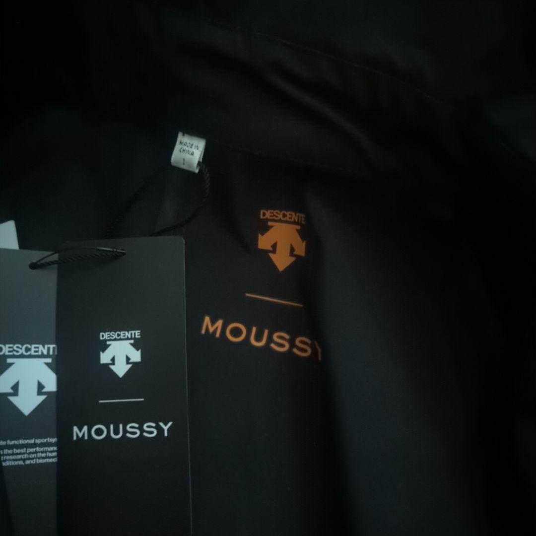 【新品】DESCENTE MOUSSY ブラック トレンチコート size1
