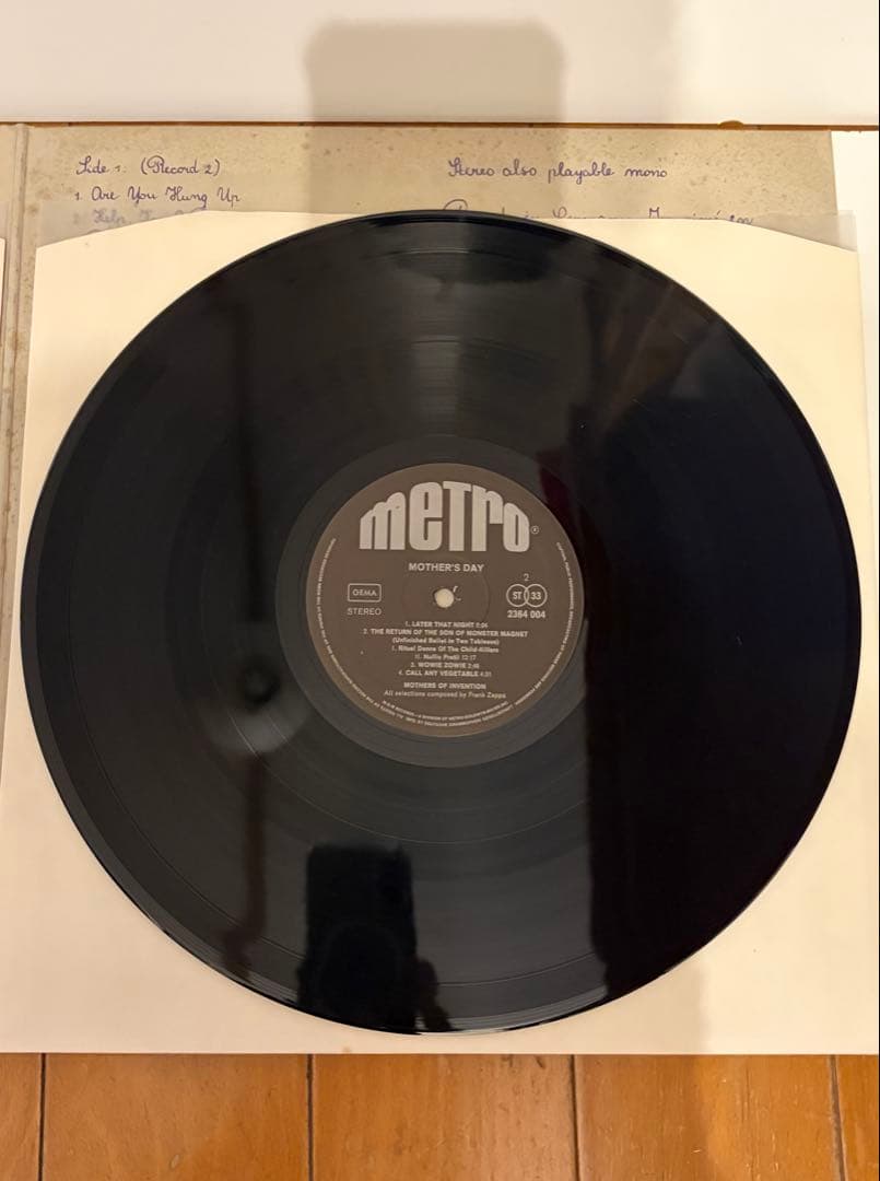 洋楽 Frank Zappa &The Mothers Of Invention LP