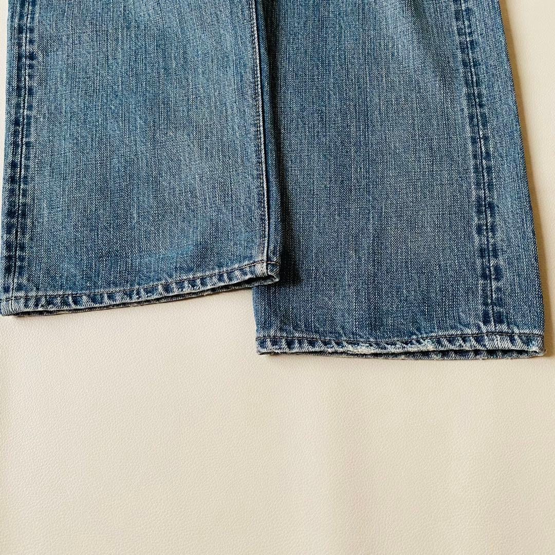 【美品】45R　デニム　再び6.5空比古比女 (群青・山加工)　ゴードンくん