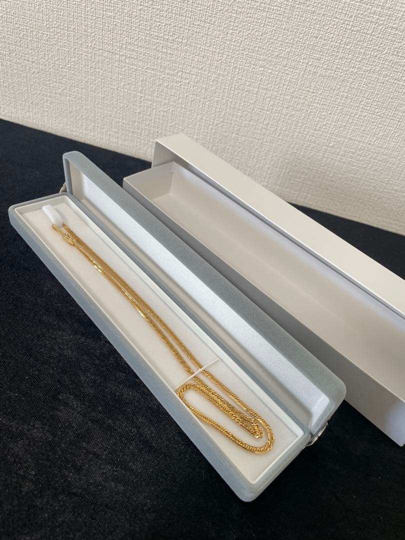 K18 喜平ネックレス 12面トリプル 50cm 12.2g 刻印有