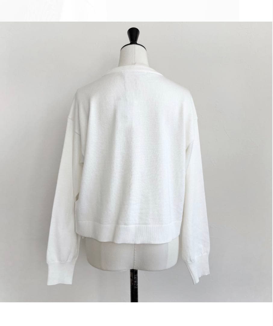 新品☆SYSORUSセレクト レース ホワイト カーディガン